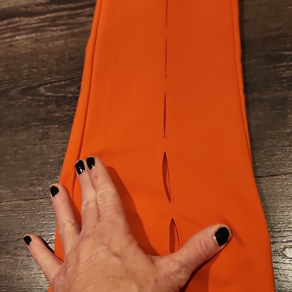 ❤️ NWOT! ZARA HIGH RISE FLARE SPLIT HEM PANTS, SMALL - Picture 8 of 12